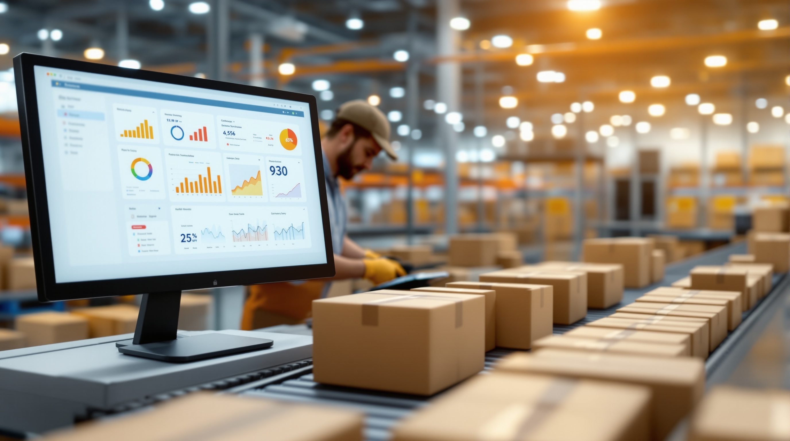 Ecommerce fulfillment packing area